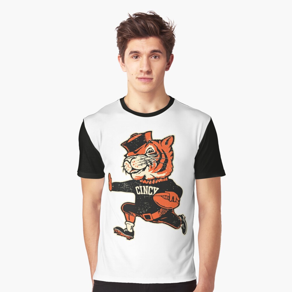 Bengals Reimagined Vintage Fighting Mascot  Essential T-Shirt for Sale by  Berryschmit