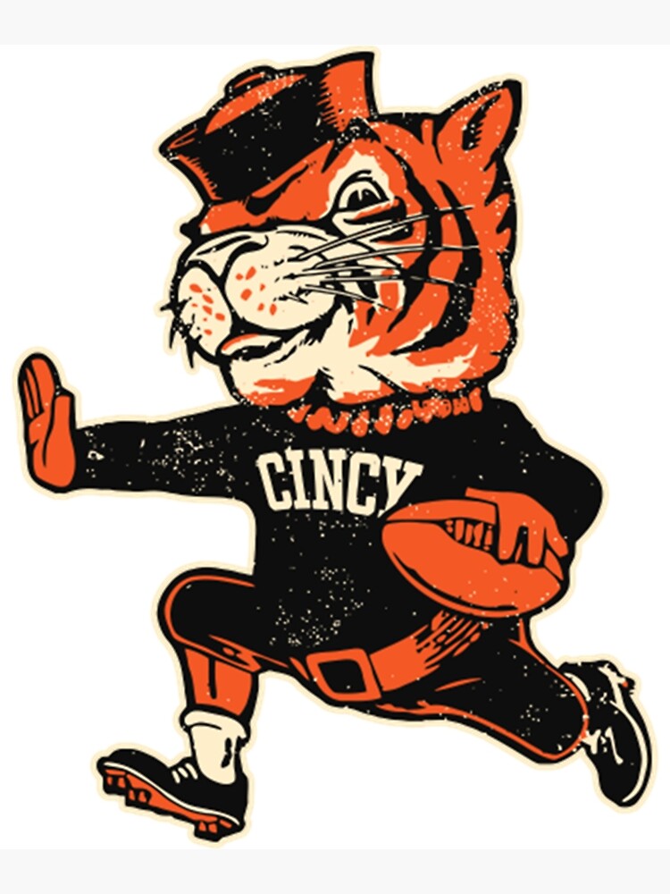 Bengals Reimagined Vintage Fighting Mascot  Poster for Sale by  Satisfaction52