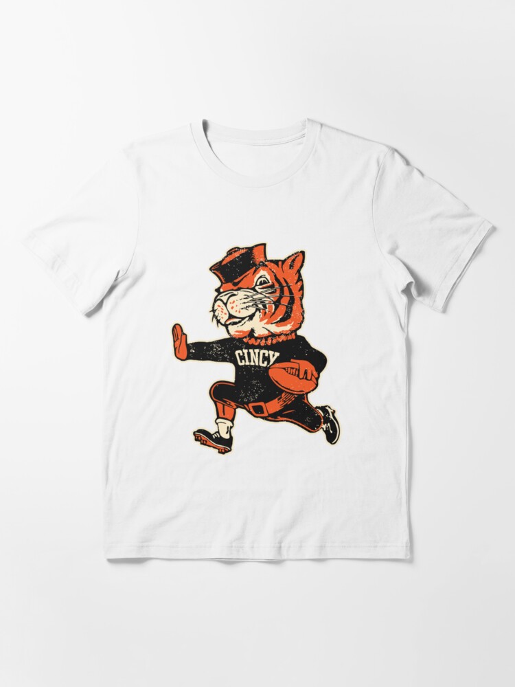 Bengals Reimagined Vintage Fighting Mascot  Essential T-Shirt for Sale by  Berryschmit