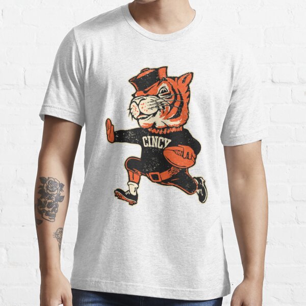 Bengals Reimagined Vintage Fighting Mascot  Essential T-Shirt for