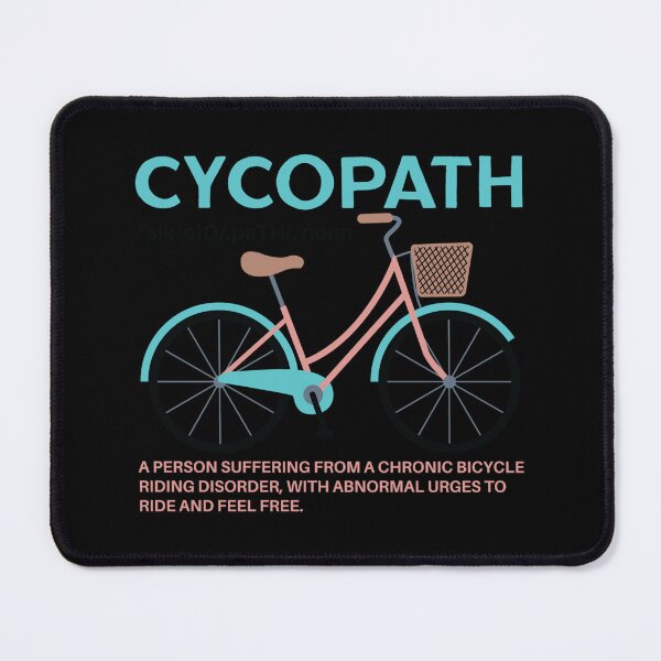 Item preview, Cycopath Funny Cycle Cyclists Gift Sticker designed and sold by gretaboone.