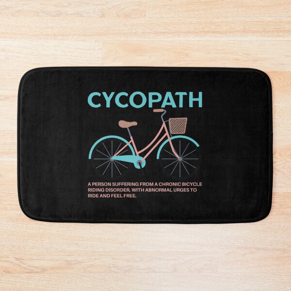 Item preview, Cycopath Funny Cycle Cyclists Gift Sticker designed and sold by gretaboone.