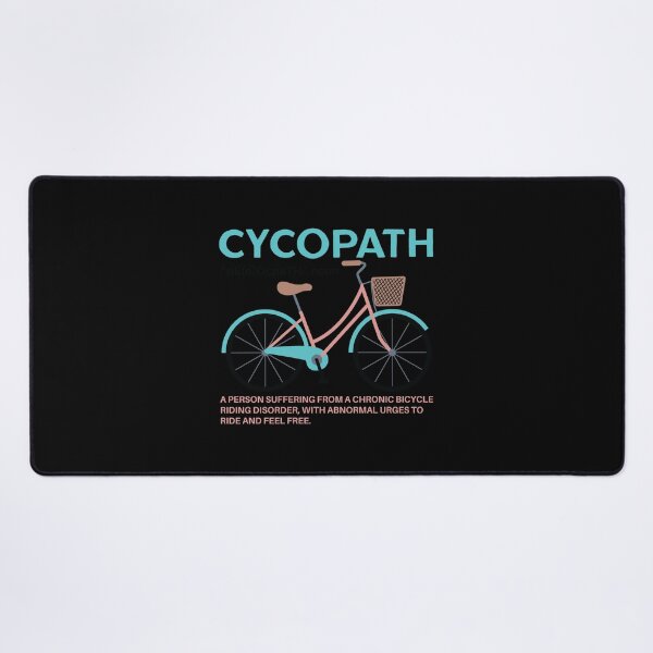 Item preview, Cycopath Funny Cycle Cyclists Gift Sticker designed and sold by gretaboone.
