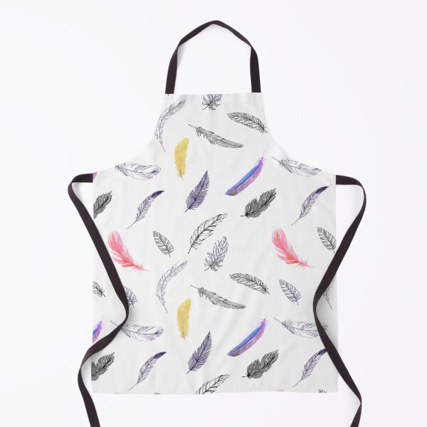 Item preview, Simple Mixed Feather in Color and B&W Pattern designed and sold by lordyswiss.