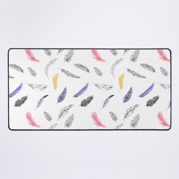 Item preview, Simple Mixed Feather in Color and B&W Pattern designed and sold by lordyswiss.