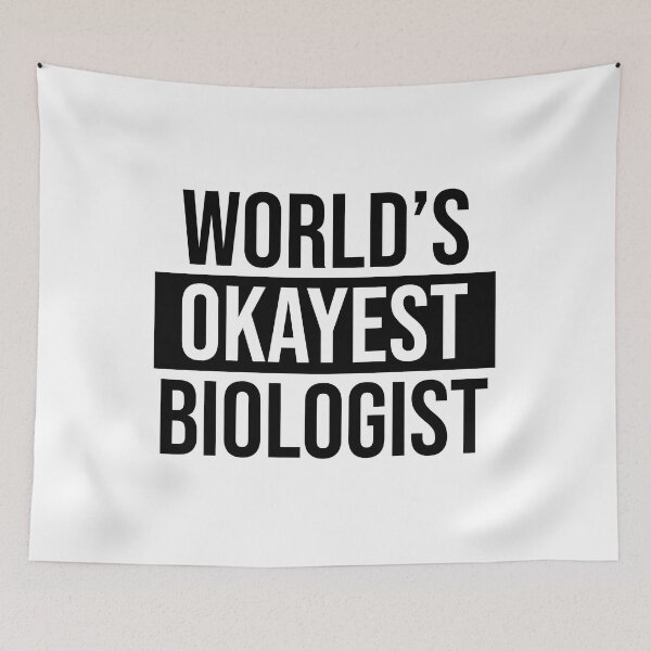 Item preview, World's Okayest Biologist designed and sold by Adel Qasem.