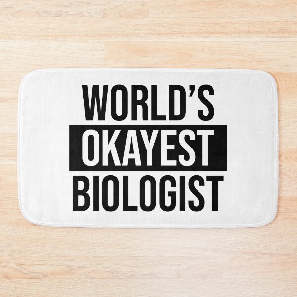Item preview, World's Okayest Biologist designed and sold by Adel Qasem.