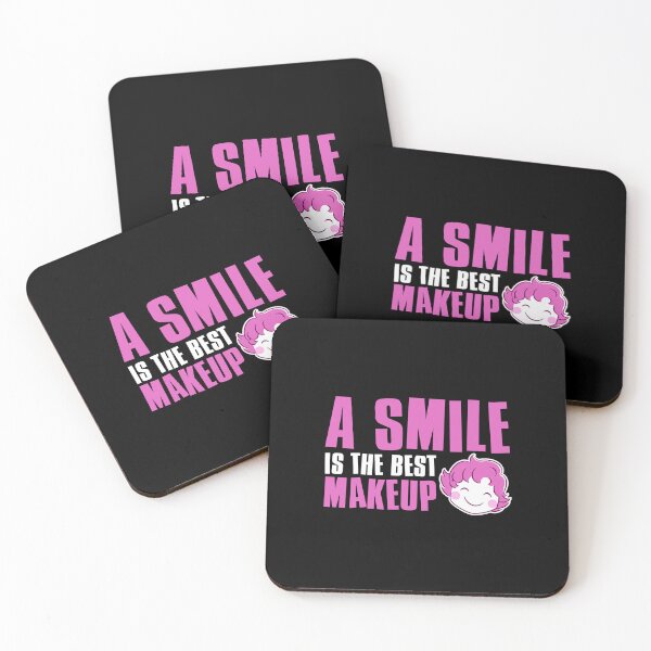 Item preview, Smile Is The Best Makeup, Women or Girls Gift Idea, Inpirational Quotes designed and sold by FNStuff.