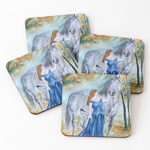 Item preview, Girl and horse fall season designed and sold by horseaddicted.
