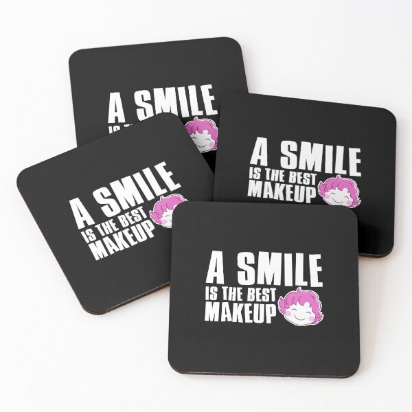 Item preview, Smile Is The Best Makeup, Women or Girls Gift Idea, Inpirational Quotes designed and sold by FNStuff.