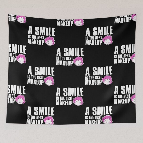 Item preview, Smile Is The Best Makeup, Women or Girls Gift Idea, Inpirational Quotes designed and sold by FNStuff.