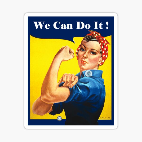 Item preview, The Best Rosie the Riveter. WE CAN DO IT. Howard Miller, American, wartime, propaganda Funny Gift designed and sold by Chatman16Shop.