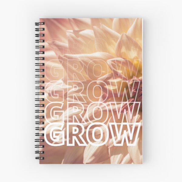 Item preview, GROW (Below) - Beige Flower Blossom designed and sold by AliceSLee.