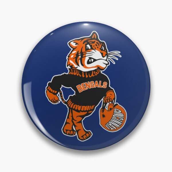 Cincinnati Bengals Retro Mascot Fan Design Art Print