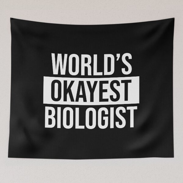 Item preview, World's Okayest Biologist designed and sold by Adel Qasem.