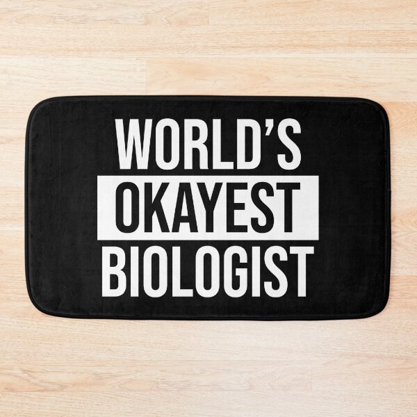 Item preview, World's Okayest Biologist designed and sold by Adel Qasem.