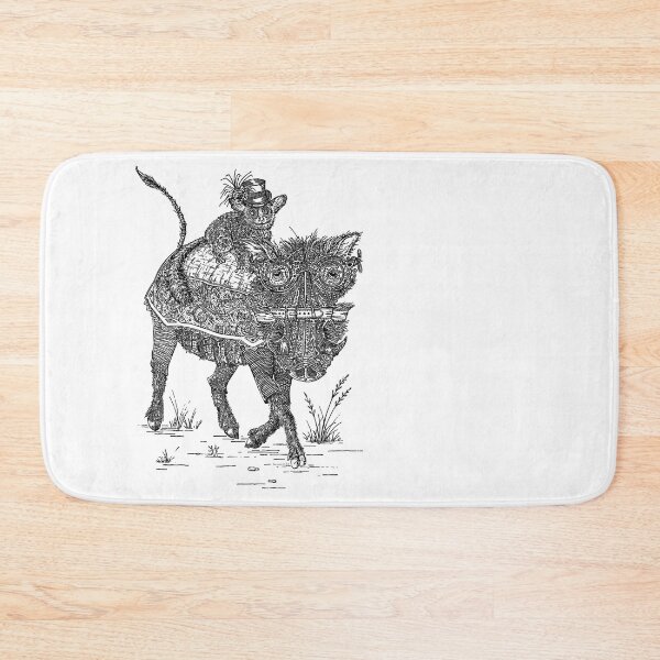 Item preview, "Sir Percival & His Marvellous Stealth Hog" designed and sold by TheCollywobbles.