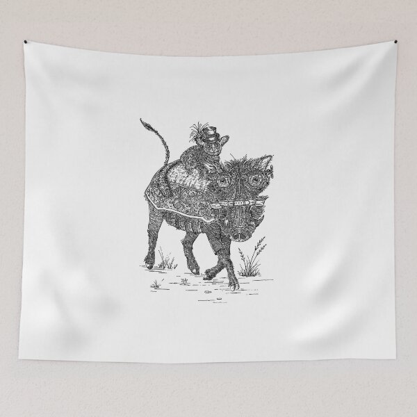 Item preview, "Sir Percival & His Marvellous Stealth Hog" designed and sold by TheCollywobbles.