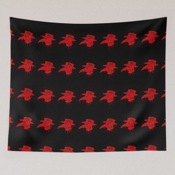 Item preview, GHOST prequelle plague doctor face mask black and red ver. designed and sold by Campbell0395.