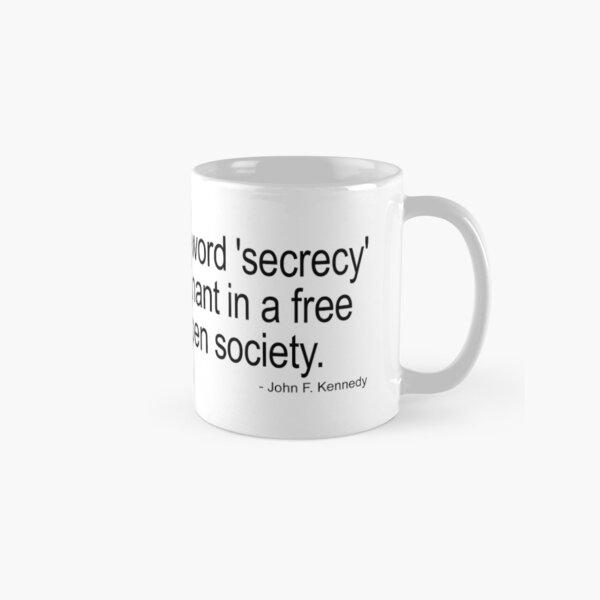 JFK on Secrecy Classic Mug