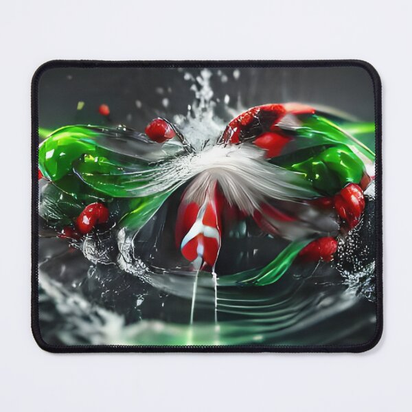 Item preview, AQUEOUS ART - GREEN, WHITE, RED designed and sold by AqueousAI.
