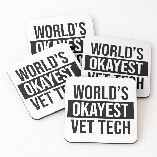 Item preview, World's Okayest Vet Tech designed and sold by Adel Qasem.