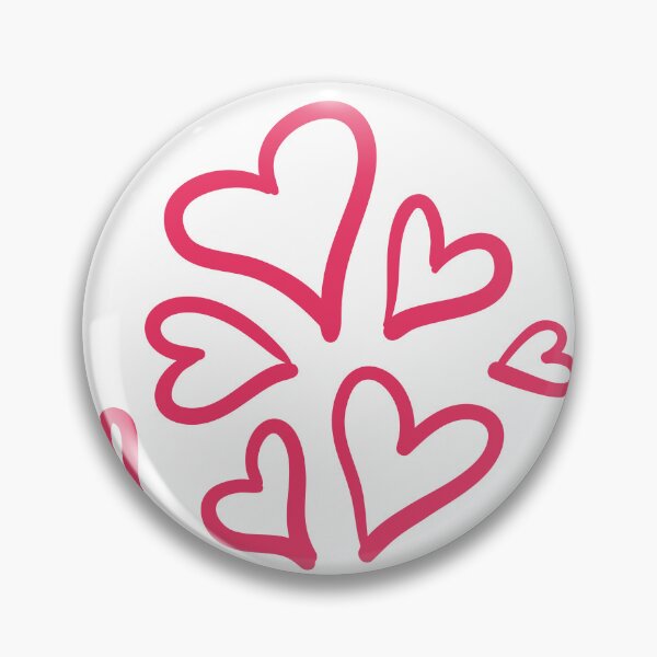 Item preview, pink wallpaper with 7 heart designed and sold by JAG2B.
