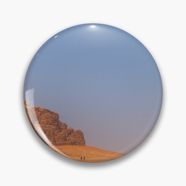 Item preview, Two lonely hikers in magnificent Wadi Rum desert, Jordan designed and sold by Alena Vishina.