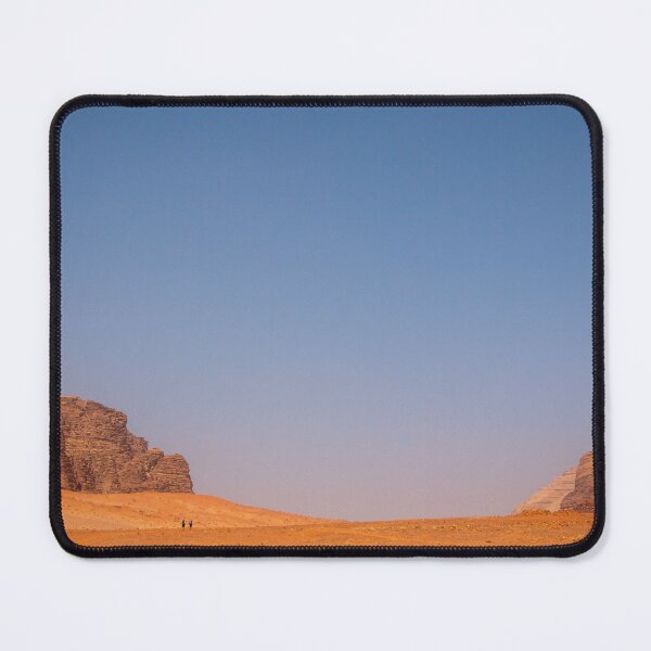 Item preview, Two lonely hikers in magnificent Wadi Rum desert, Jordan designed and sold by Alena Vishina.