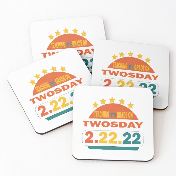 Item preview, teaching 5th grade on twosday 2.22.22, Teaching 5th Grade on Twosday, Twosday Teacher Shirt, 2-22-22 Shirt for Teacher, 5th Grade Teacher Gifts, 5th February 2022 T shirt designed and sold by SimoSaladain.