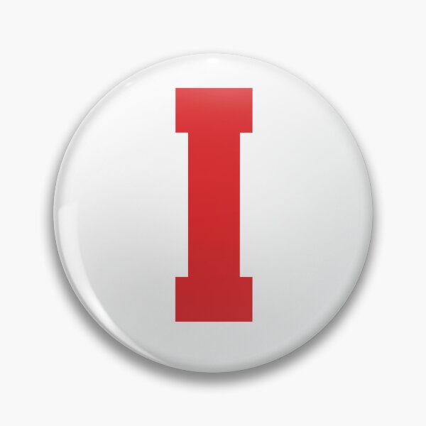 Item preview, Alphabet, Red I, Sports letter I designed and sold by TheCultStuff.