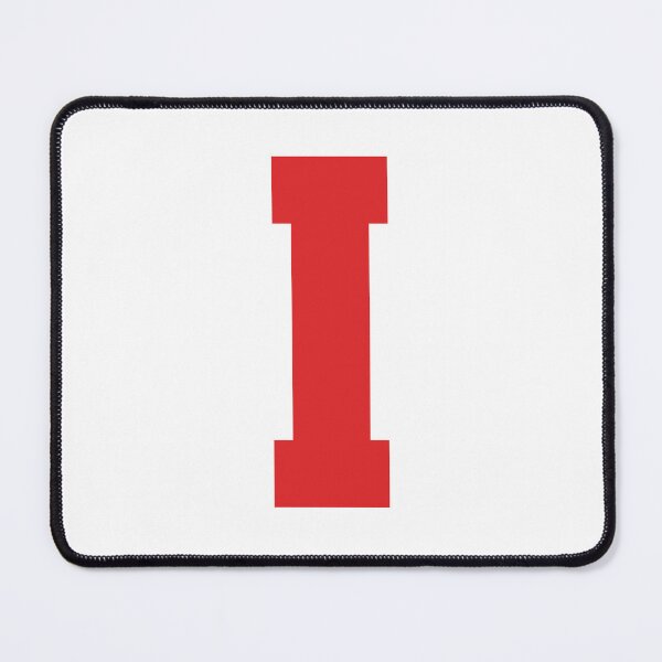 Item preview, Alphabet, Red I, Sports letter I designed and sold by TheCultStuff.