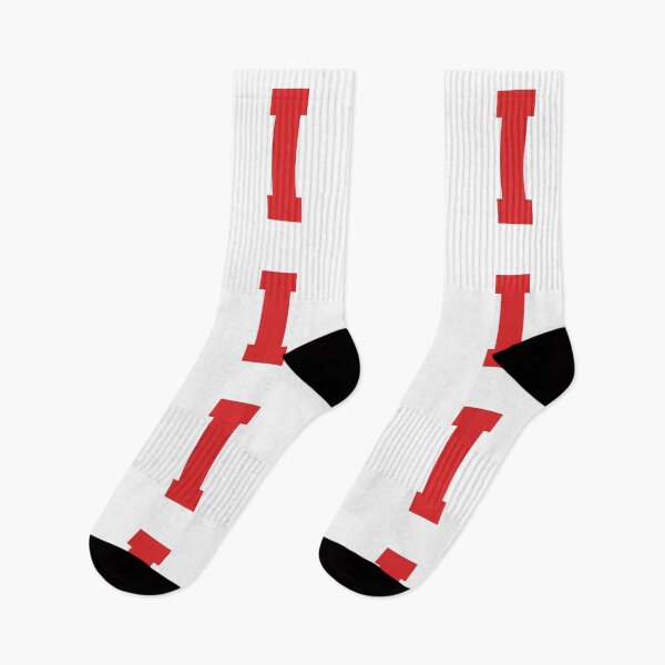 Item preview, Alphabet, Red I, Sports letter I designed and sold by TheCultStuff.