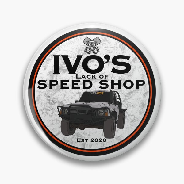 Item preview, "IVO'S Lack Of Speed Shop" Trent's Nissan Patrol Logo designed and sold by PROIVO13.