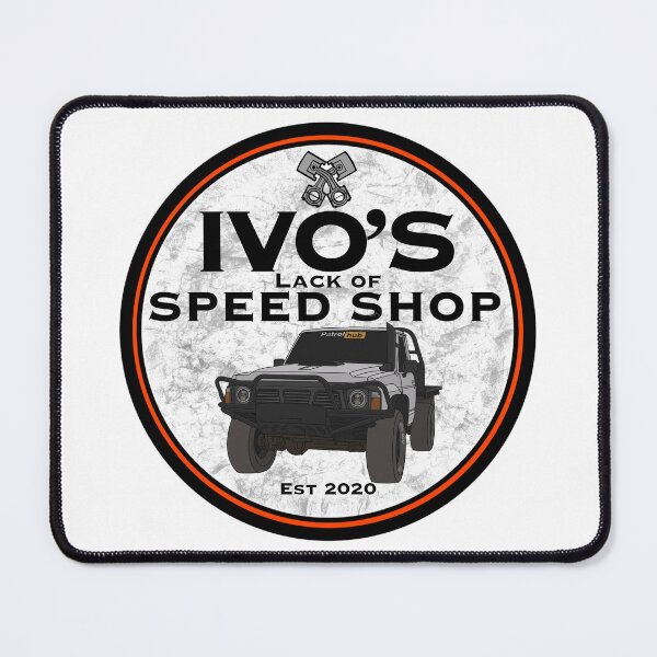 Item preview, "IVO'S Lack Of Speed Shop" Trent's Nissan Patrol Logo designed and sold by PROIVO13.