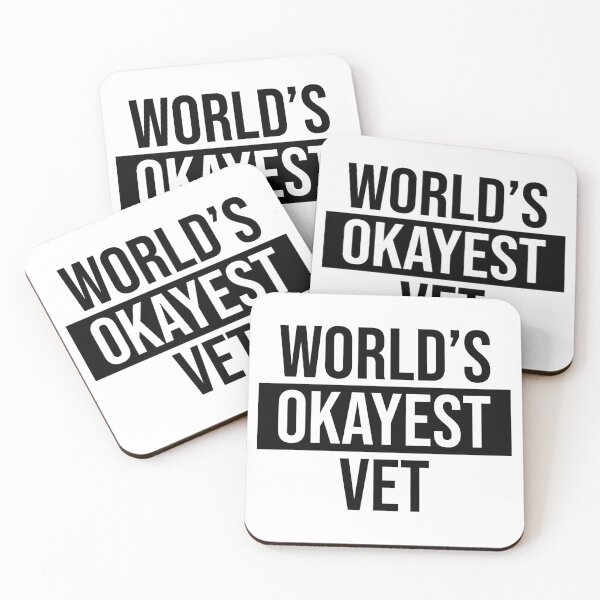 Item preview, World's Okayest Vet designed and sold by Adel Qasem.