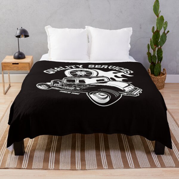 Item preview, Hot Rod Service Classic Old American Cars Automobile Garage designed and sold by TomGiantDesigns.