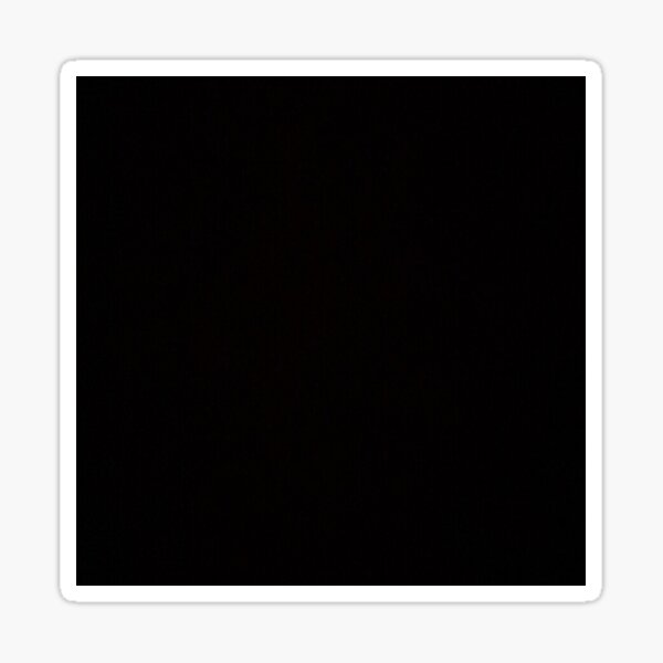 "Dark VantablackVantablack for black lover" Sticker for Sale by