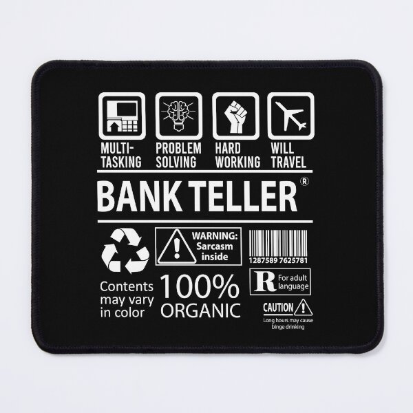 Item preview, Bank Teller T Shirt - MultiTasking Certified Job Gift Item Tee designed and sold by sabinacsnm.