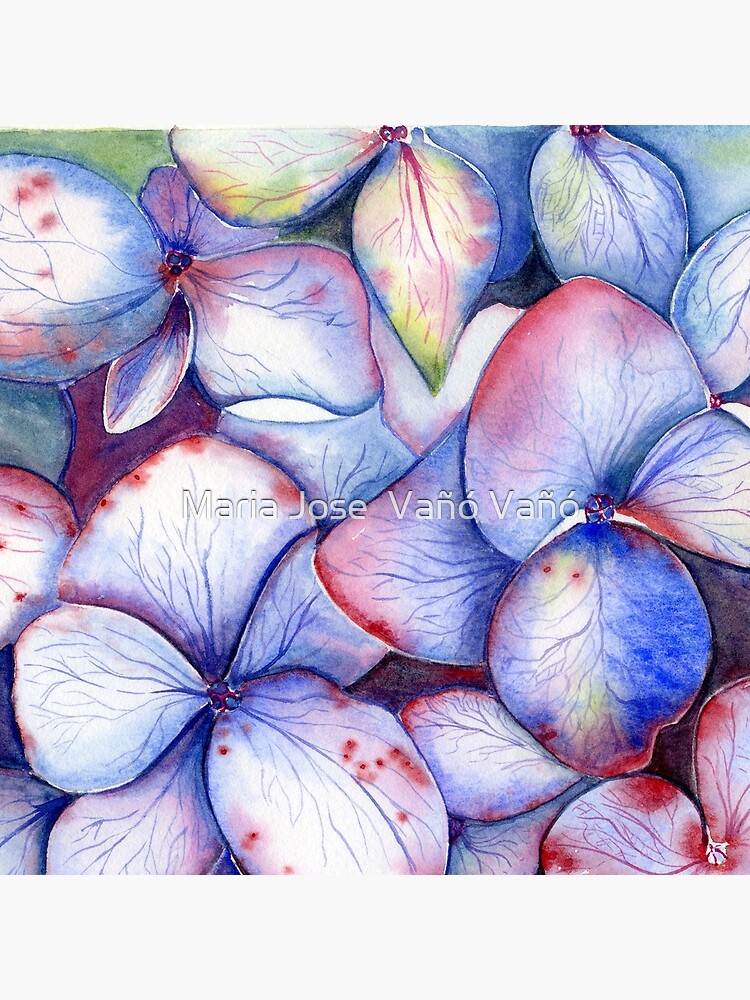Imagen 2 de 2, Bolsa de tela con la obra Hortensia, diseñada y vendida por mjvanyo.