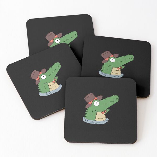Item preview, Mr. Crocodile in his Top hat and bow tie Sticker designed and sold by DanielWittmers.