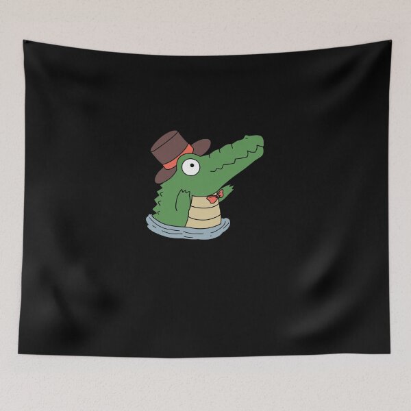 Item preview, Mr. Crocodile in his Top hat and bow tie Sticker designed and sold by DanielWittmers.
