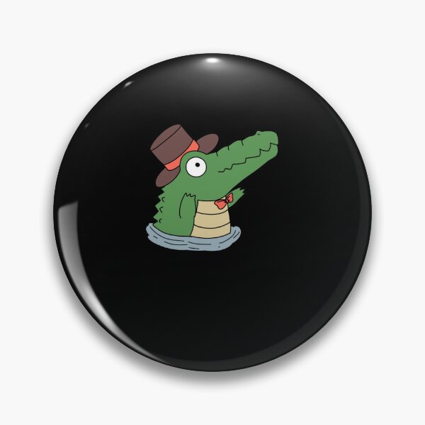Item preview, Mr. Crocodile in his Top hat and bow tie Sticker designed and sold by DanielWittmers.