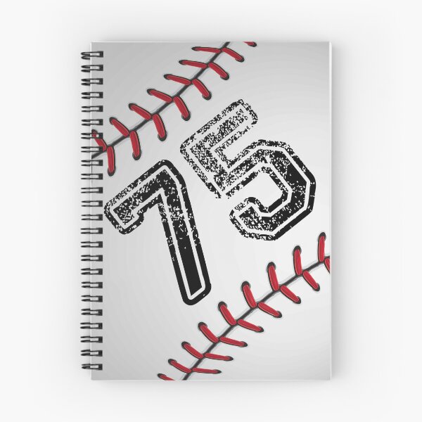 Item preview, Baseball ball number 75, seventy five  designed and sold by TheCultStuff.