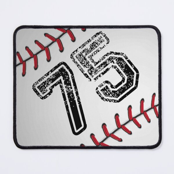 Item preview, Baseball ball number 75, seventy five designed and sold by TheCultStuff.