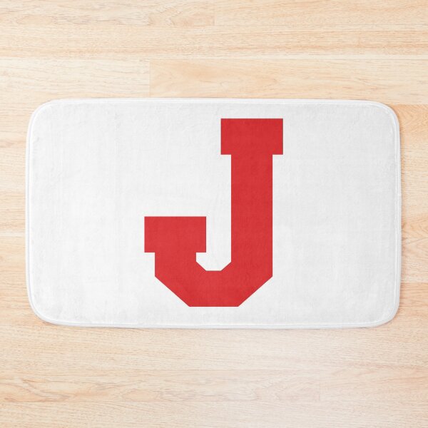 Item preview, Alphabet, Red J, Sports letter J designed and sold by TheCultStuff.