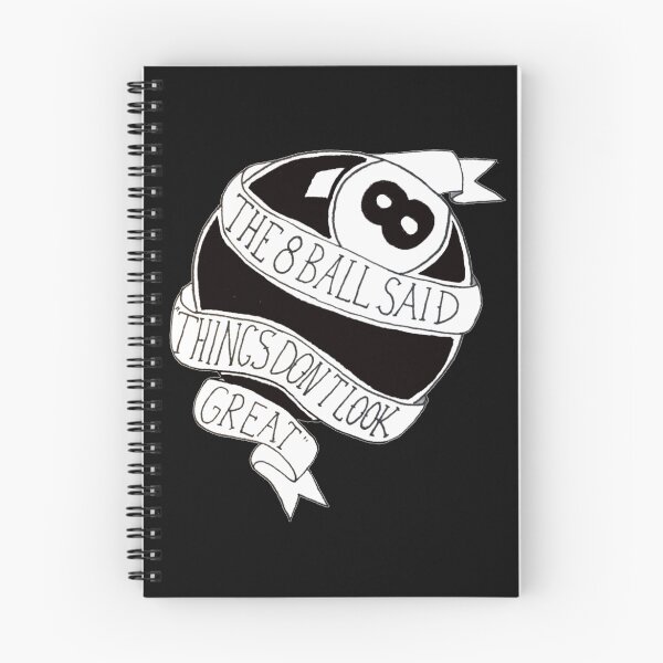 Item preview, 8 Ball text drawing designed and sold by designsbykess.