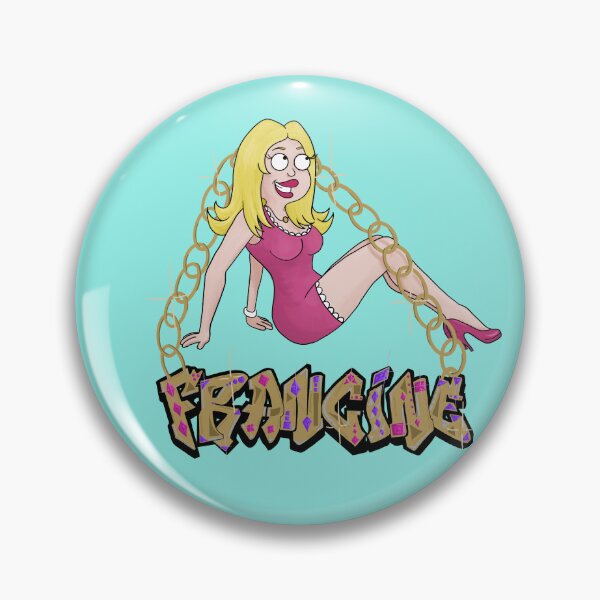 Artikelvorschau, Pin-up Francine American Dad – Pimp Bling Hip Hop Mom entworfen und verkauft von pinkart666.