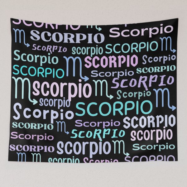 Item preview, Scorpio Zodiac Sign Retro Pattern designed and sold by Hellofriendco.