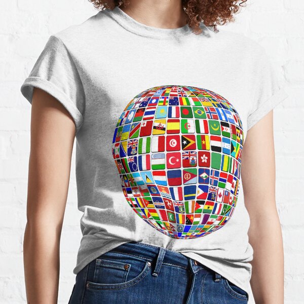 World Flags T-Shirts for Sale | Redbubble